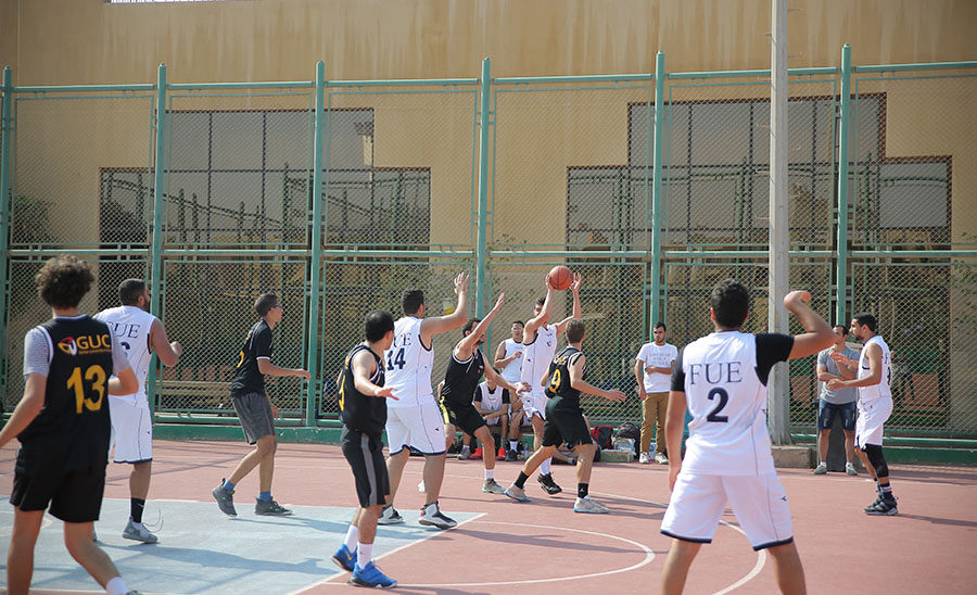 Future University in Egypt student life Friendly Basketball Match